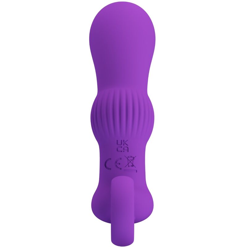 Masseur prostatique vibrant 12 modes avec télécommande — gros plan
