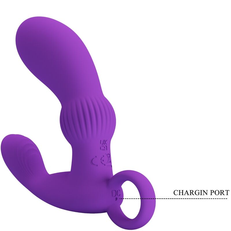 Masseur prostatique vibrant 12 modes avec télécommande — autre angle