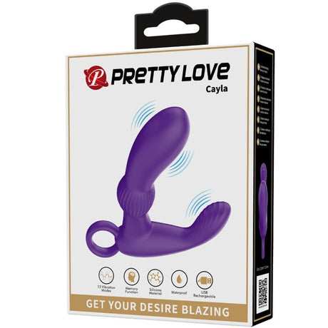 Masseur prostatique vibrant 12 modes avec télécommande — emballage