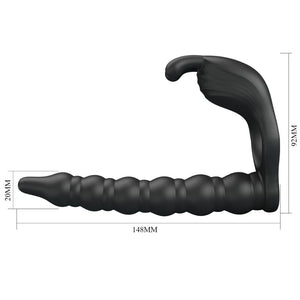 PRETTY LOVE BLACKNEY ANNEAUX PENIS AVEC PLUG VIBRATEUR