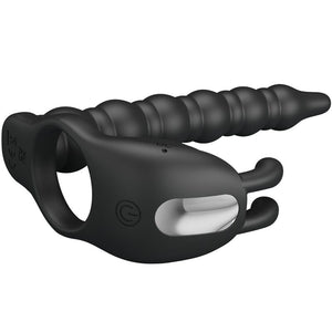 PRETTY LOVE BLACKNEY ANNEAUX PENIS AVEC PLUG VIBRATEUR
