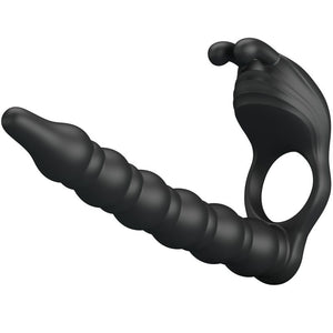 PRETTY LOVE BLACKNEY ANNEAUX PENIS AVEC PLUG VIBRATEUR