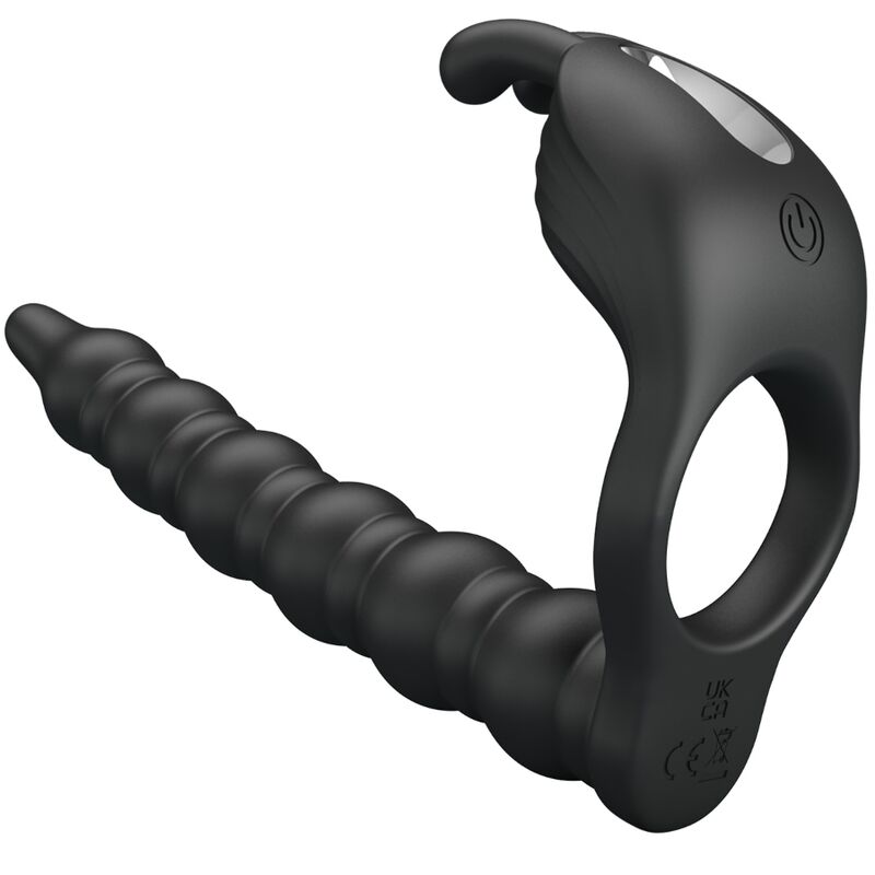 PRETTY LOVE BLACKNEY ANNEAUX PENIS AVEC PLUG VIBRATEUR