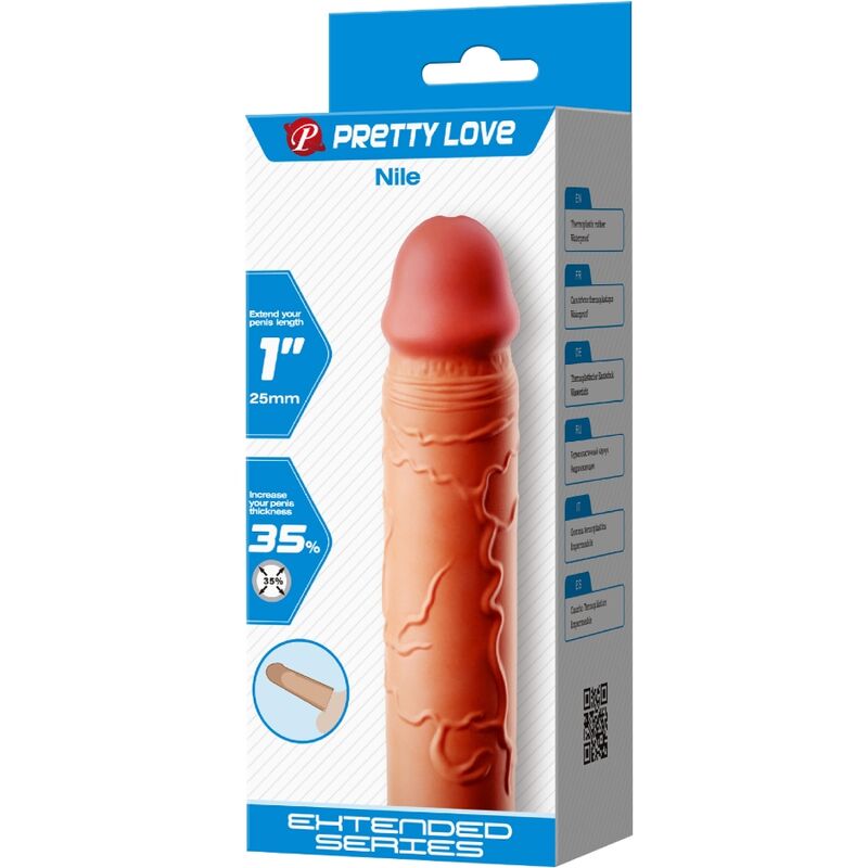 PRETTY LOVE EXTENSEUR DE PENIS NILE COUVERTURE CHAIR