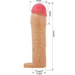 Gaine d’extension pénienne Pretty Love Hani +5 cm en TPR