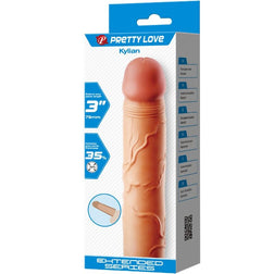 Gaine d’extension pénienne Pretty Love Kylian +7,6 cm en TPR