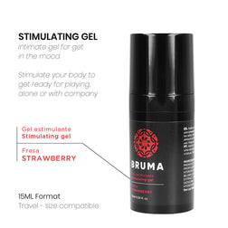 Gel stimulant intensifiant parfum fraise 15 ml — Bruma — vue produit 3
