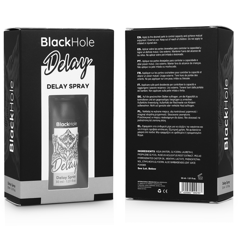 BLACK HOLE SPRAY RETARDATEUR STUDY FORTE 30 ML
