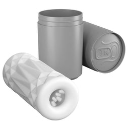 Masturbateur 3D canette super soft - vue produit de profil