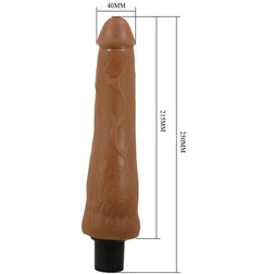 PRETTY LOVE ALFREDO REALISTIC VIBRATOR 21.5 CM Ø 4 CM