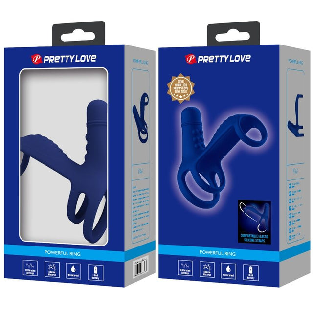 PRETTY LOVE ANNEAU VIBRANT ELISH AVEC EXTENSION BLEU