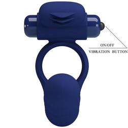 PRETTY LOVE AJMAL ANNEAU VIBRANT AVEC PLUG BLEU
