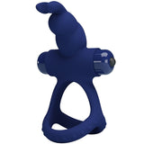 PRETTY LOVE - LUCHITO DOUBLE ANNEAU VIBRANT LAPIN BLEU · Pretty Love Male · Cockrings Vibrants