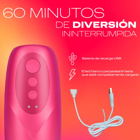 Masturbateur vibrant format compact — emballage