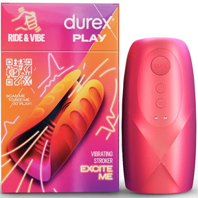 Masturbateur vibrant format compact — Ride & Vibe · Durex Toys · Masturbateurs Vibrants