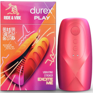 Masturbateur vibrant format compact — Ride & Vibe · Durex Toys · Masturbateurs Vibrants
