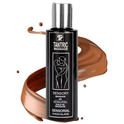 Lubrifiant intime Huile de massage tantrique aphrodisiaque chocolat 100 ml au meilleur prix
