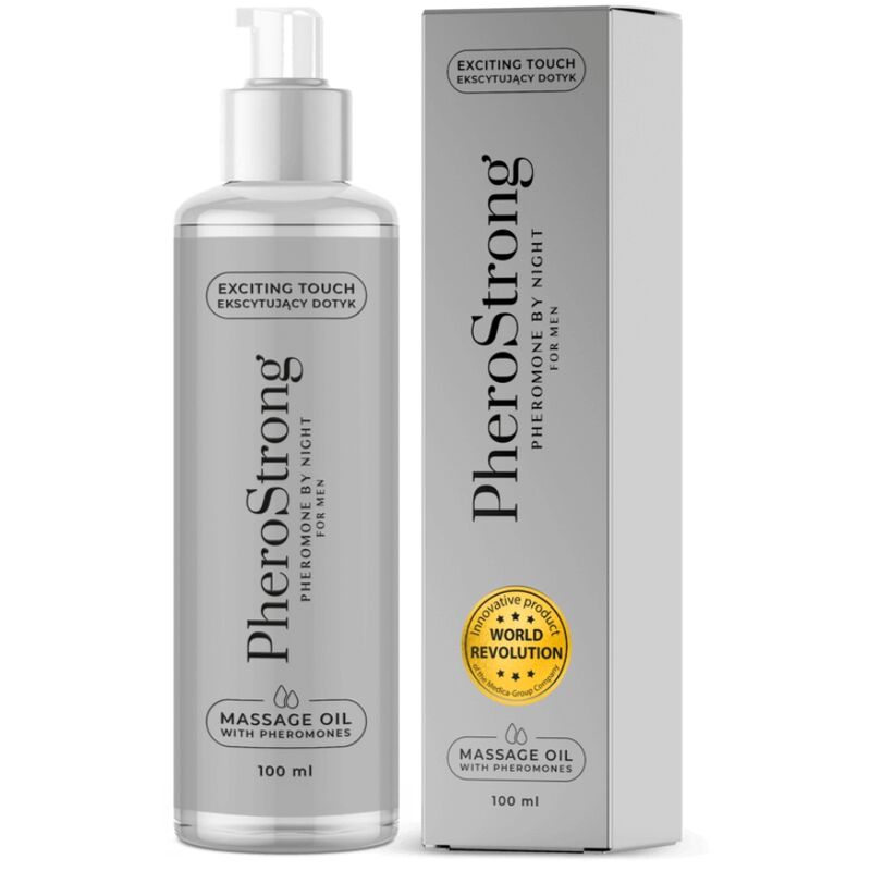 Huile de massage nuit aux phéromones homme 100 ml · Pherostrong · Huiles aromatisées