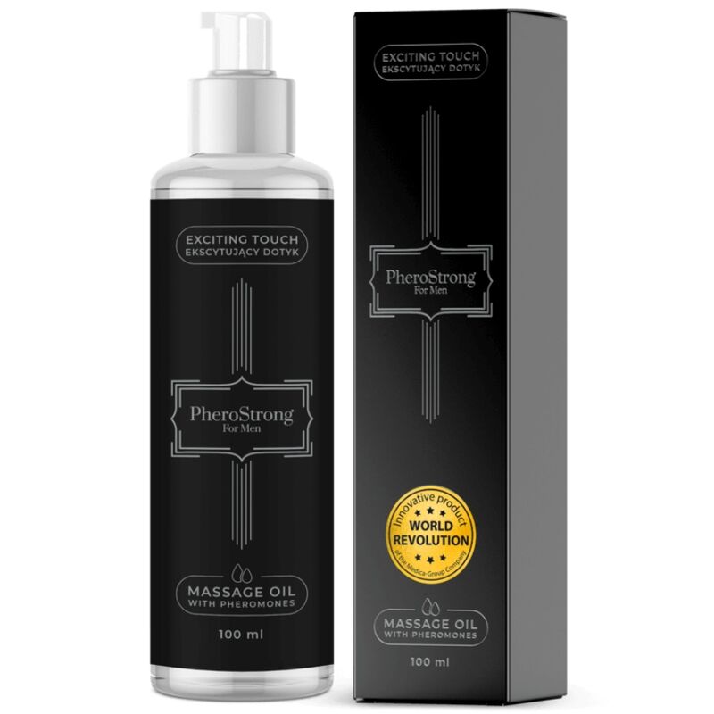 Huile de massage aux phéromones homme 100 ml · Pherostrong · Huiles aromatisées