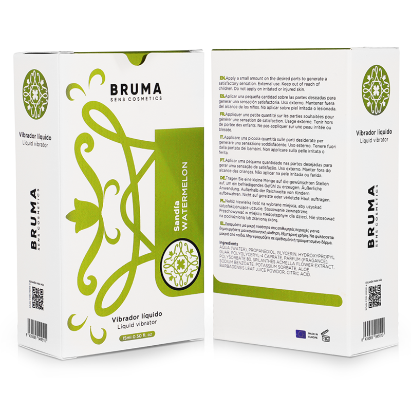 BRUMA VIBRATEUR LIQUIDE ULTRA GLISSANT Pasteque 15 ML