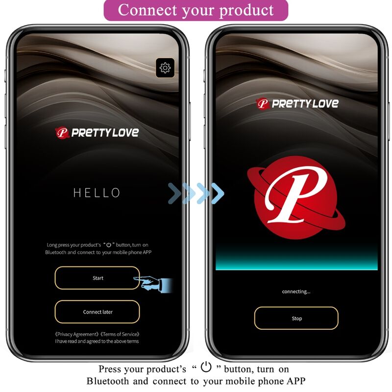 PRETTY LOVE HECTOR ELECTROSHOCK VIBRATOR APPLICATION GRATUITE VIOLET