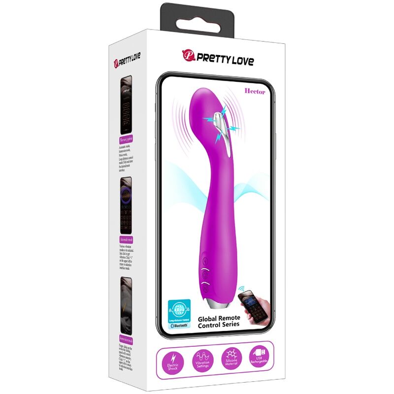 PRETTY LOVE HECTOR ELECTROSHOCK VIBRATOR APPLICATION GRATUITE VIOLET