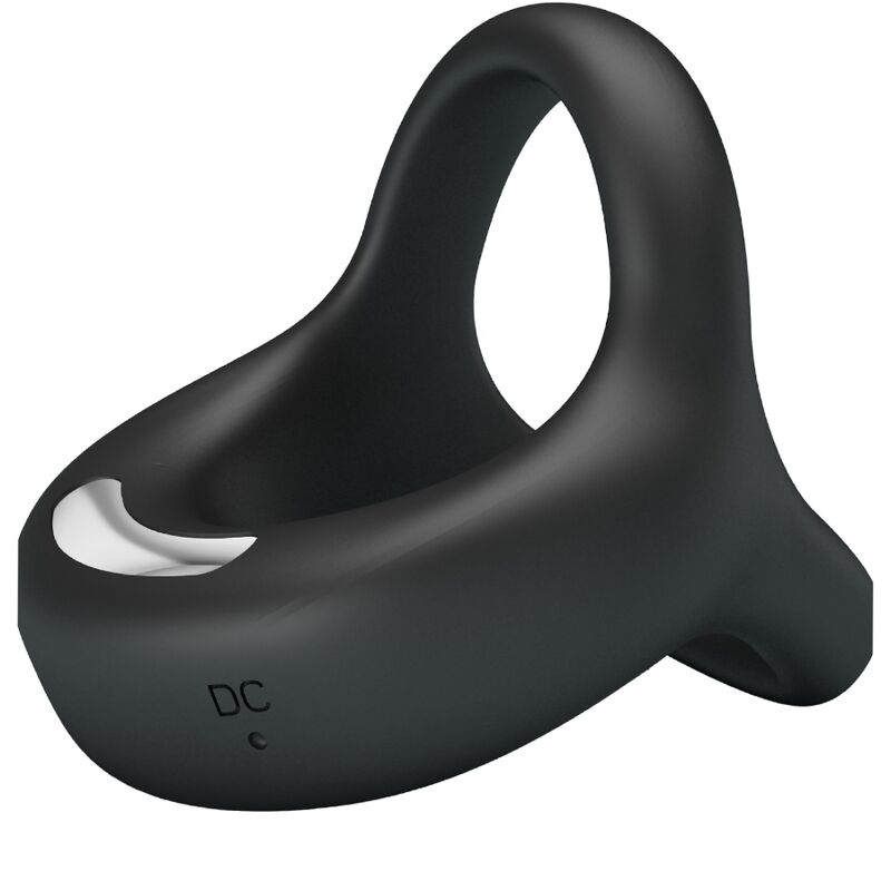 Double cockring vibrant 10 modes rechargeable USB — en situation