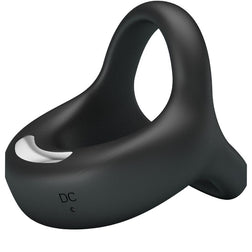 Double cockring vibrant 10 modes rechargeable USB — en situation