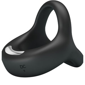 Double cockring vibrant 10 modes rechargeable USB — en situation