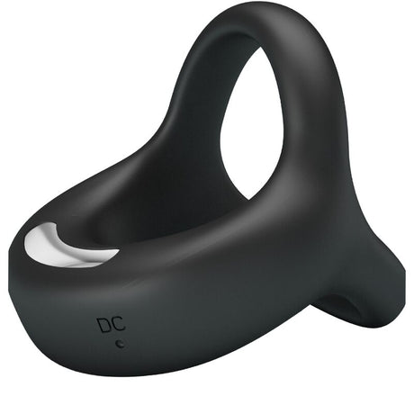 Double cockring vibrant 10 modes rechargeable USB — en situation