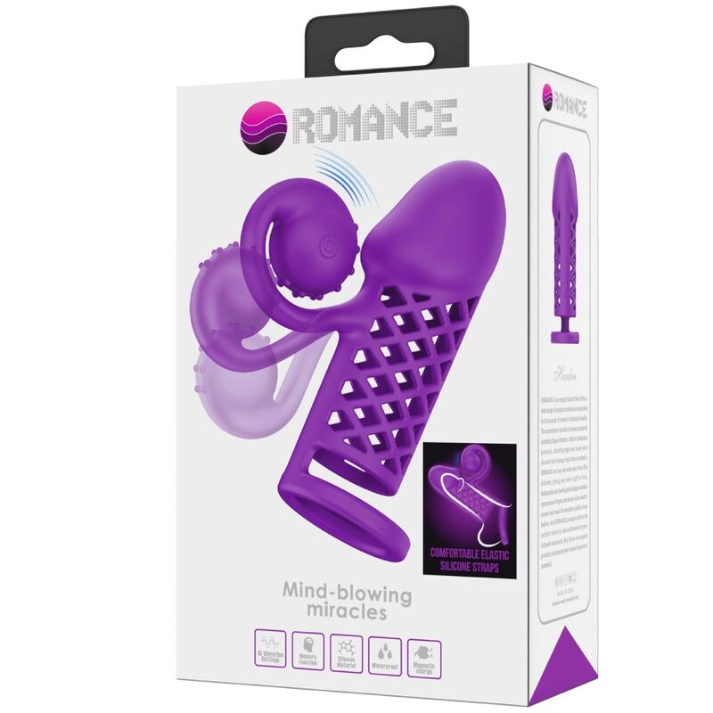ROMANCE HARDEN MANCHE PROLONGEE POURPRE