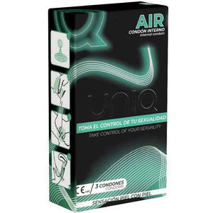UNIQ AIR PRESERVATIF FEMININ SANS LATEX 3 UNITES