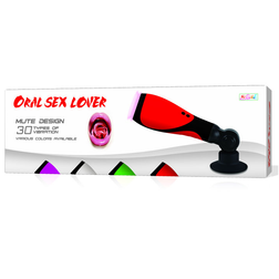 Emballage du masturbateur vibrant avec visuel de bouche et 30 modes