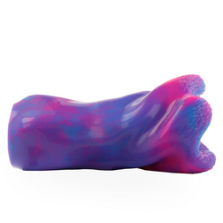 Vue de profil du masturbateur fantasy Thetis en silicone marbré