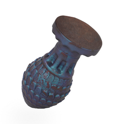Plug œuf de dragon écailles taille S — autre angle