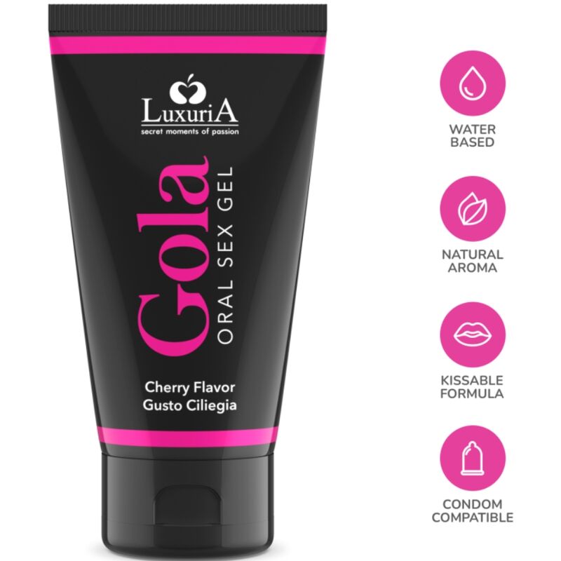 INTIMATELINE LUXURIA GEL SEXUEL ORAL SAVEUR CERISE 50 ML