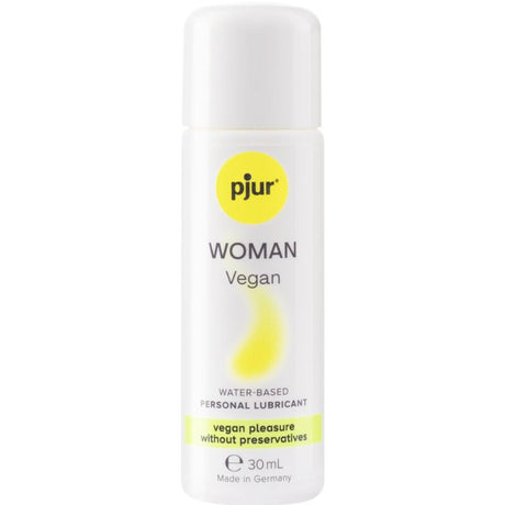 Lubrifiant base eau vegan sans conservateur 30 ml — Woman Vegan · Pjur · Lubrifiants Mono-doses