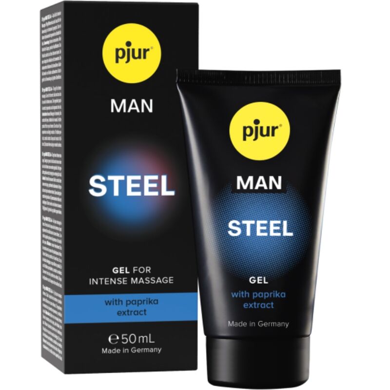 Gel de massage stimulant au paprika 50 ml — Pjur Man Steel · Pjur · Crèmes