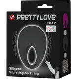 PRETTY LOVE TRAP ANNEAU VIBRATEUR NOIR