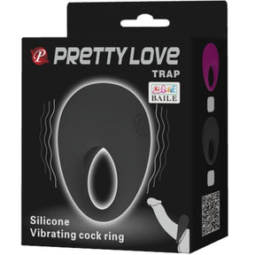 PRETTY LOVE TRAP ANNEAU VIBRATEUR NOIR