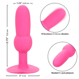 Plug anal First Time rose - accessoires inclus visibles