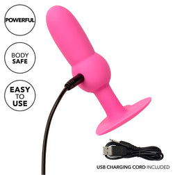Plug anal First Time rose - détail matière produit