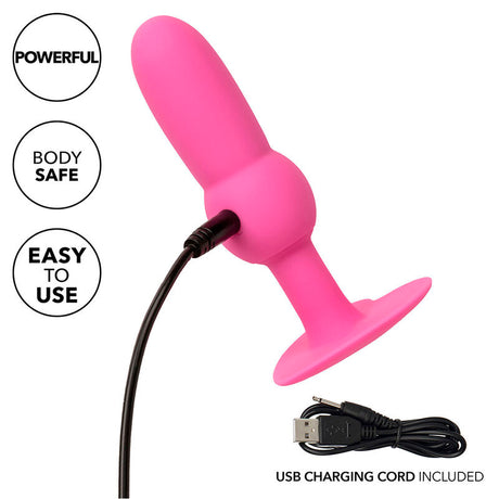 Plug anal First Time rose - détail matière produit