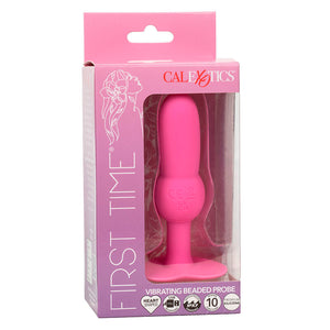 CALEXOTICS FIRST TIME SONDE ANAL PLUG PERLEE 10 VIBRATIONS ROSE