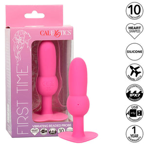 CALEXOTICS FIRST TIME SONDE ANAL PLUG PERLEE 10 VIBRATIONS ROSE