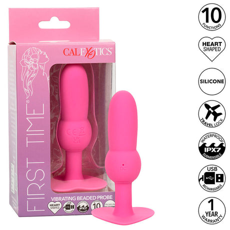 Plug anal First Time rose - vue produit principale