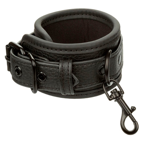 CALEXOTICS NOCTURNAL POIGNETS EN CUIR REGLABLES NOIRS