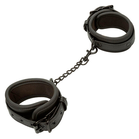 CALEXOTICS NOCTURNAL CHEVILLES REGLABLES EN CUIR NOIR