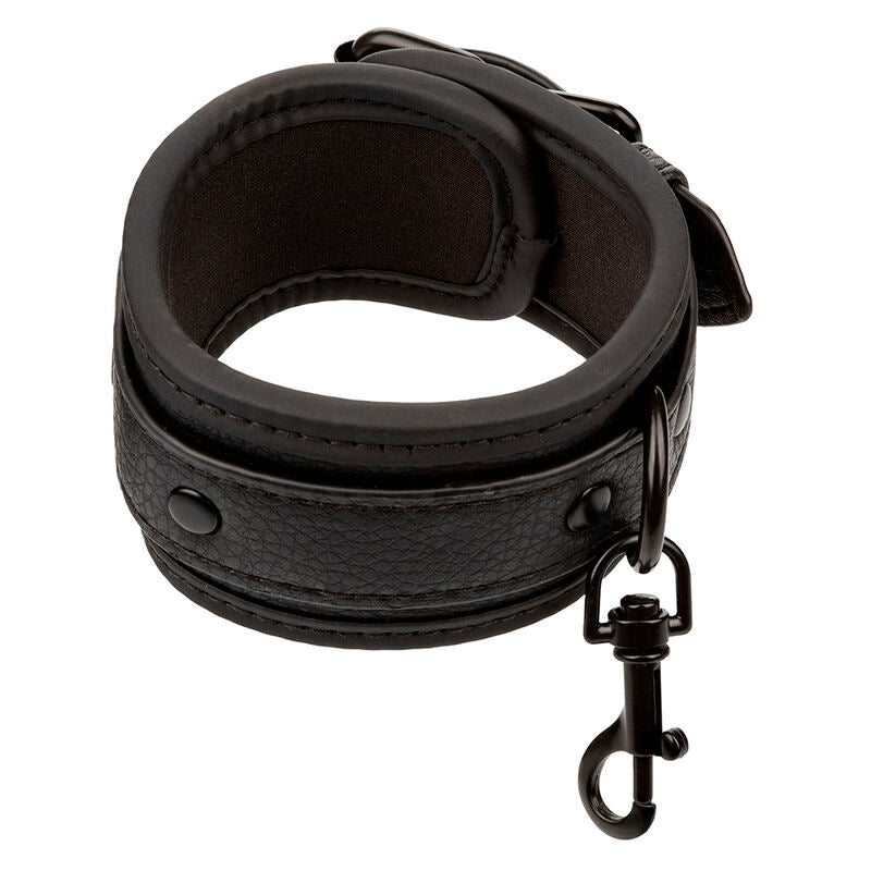 CALEXOTICS NOCTURNAL CHEVILLES REGLABLES EN CUIR NOIR