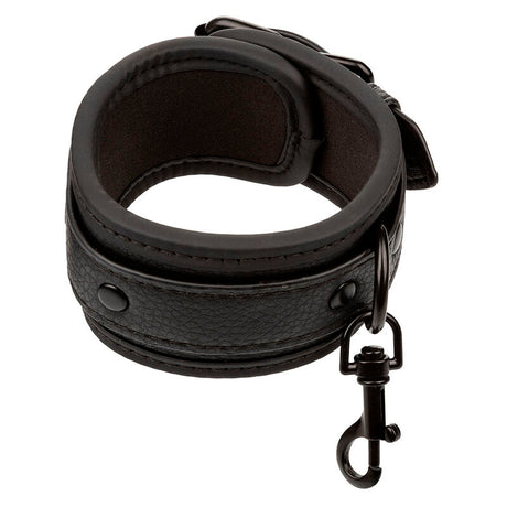 CALEXOTICS NOCTURNAL CHEVILLES REGLABLES EN CUIR NOIR